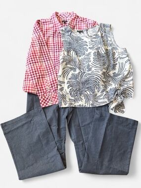 Talbots work wear bundle size 12/XL tops pants Corpcore office business capsule